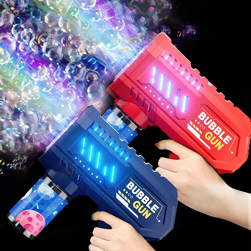 Experience next-level fun with this futuristic Space Bubble Gun!