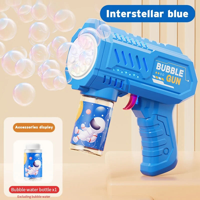 Experience next-level fun with this futuristic Space Bubble Gun!